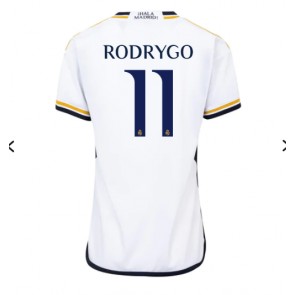 Real Madrid Rodrygo Goes #11 Replica Home Stadium Shirt for Women 2023-24 Short Sleeve